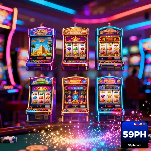 59ph slot machines row